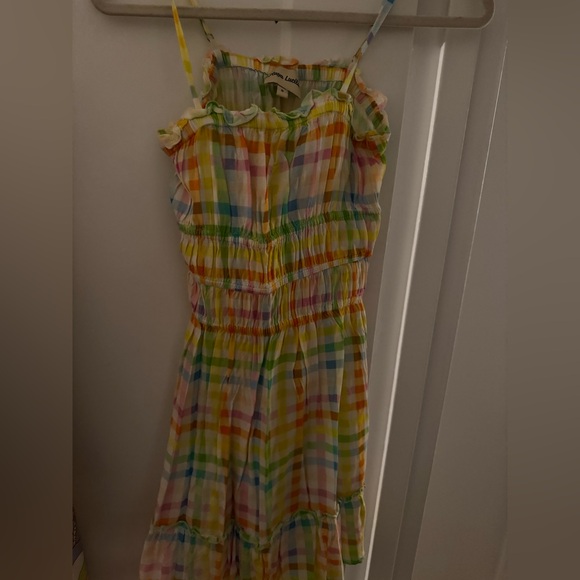 Playa Lucilla Plaid Mini Dress - Picture 1 of 4